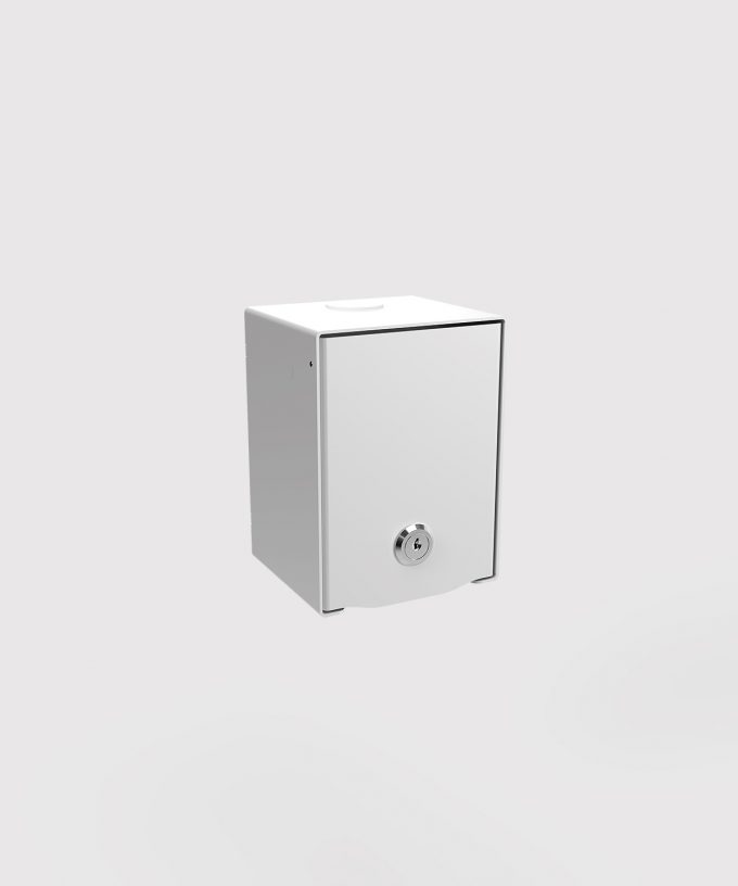 wall distributor 5602E in white door locked